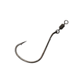 Gamakatsu Spin Bait Hook featuring a sharp, barbed fishing hook with a sturdy swivel attachment, designed for effective fishing tackle use.