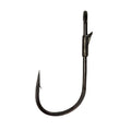 Gamakatsu Super Heavy Cover Flipping Hook in dark metal finish with a sturdy, sharp point and wide gap designed for heavy cover fishing tackle.
