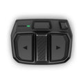Garmin Foot Control (For Spy Pole) 010-13404-20 is a compact black remote with directional buttons and a green indicator light designed for hands-free control of fishing tackle and marine electronics.