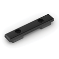 Garmin Foot Control Mount (For Spy Pole) 010-13404-21 is a black, rectangular mounting accessory with two screw holes, designed for secure attachment to fishing poles.