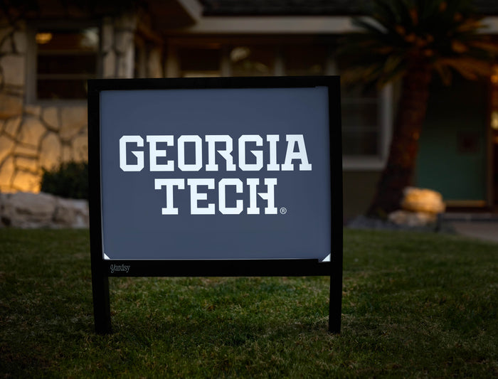 Georgia Tech Wordmark Yardsy Sign