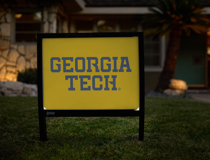Georgia Tech Wordmark Yardsy Sign