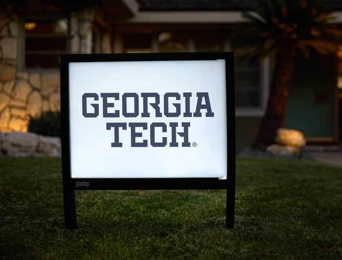 Georgia Tech Wordmark Yardsy Sign