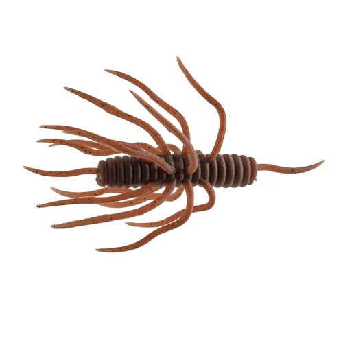 Hideup Coike Thunder Large (Elastomer) fishing lure in natural green pumpkin color with segmented body and multiple flexible appendages designed to imitate aquatic prey.