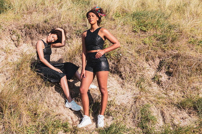 High Waist Shorts - Jiroff Print