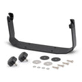 Humminbird Gimbal Mount - XPLORE 9 PN:740233-1 featuring a black mounting bracket with screws, washers, and knobs designed for secure installation of marine electronics on fishing boats.