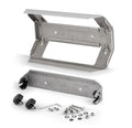 Humminbird In-Dash Mounting Kit - XPLORE PN: 740236-1 featuring metal mounting bracket, screws, washers, and plastic knobs designed for secure installation of marine electronics in vehicles or boats.