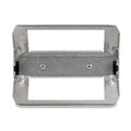 Humminbird In-Dash Mounting Kit - XPLORE X10 PN: 740237-1 featuring a rectangular metal frame with mounting brackets designed for secure installation of marine electronics in fishing boats.