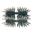 Imakatsu Hairy Spider Kujala 160 fishing lure in dark color with multiple flexible appendages designed to mimic aquatic prey and attract fish.