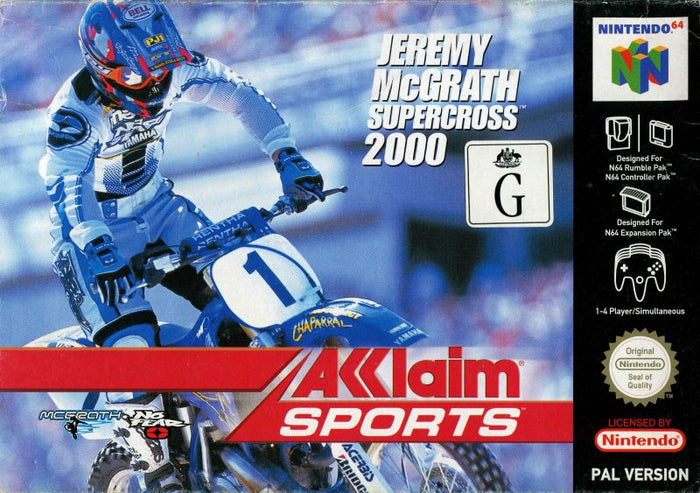 Jeremy McGrath Supercross 2000 - N64