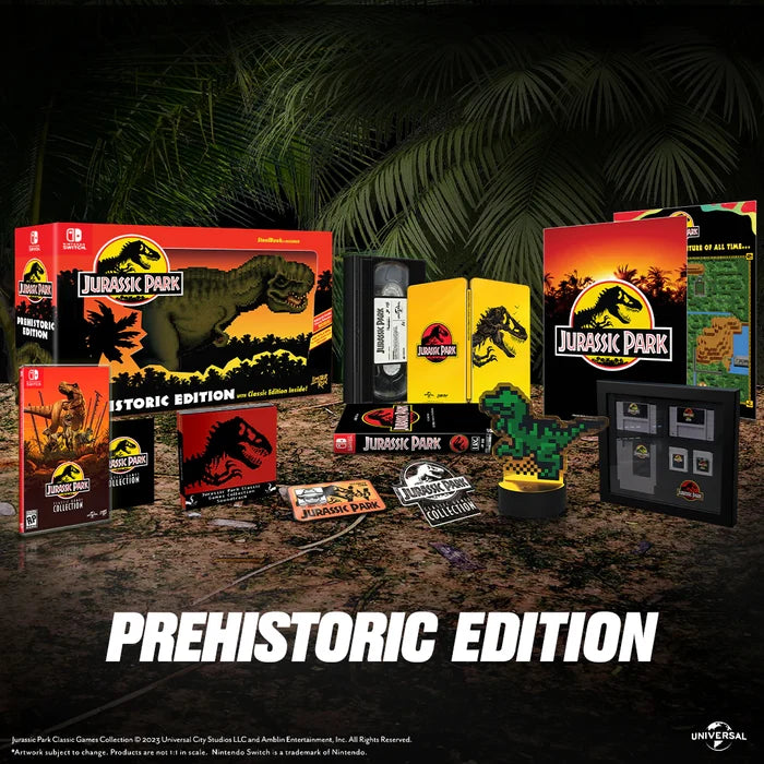 JURASSIC PARK: CLASSIC GAMES COLLECTION PREHISTORIC EDITION (SWITCH)
