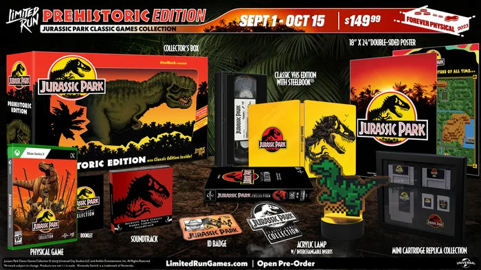 JURASSIC PARK: CLASSIC GAMES COLLECTION PREHISTORIC EDITION (XBOX SERIES X)