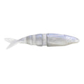 Clear segmented soft plastic fishing lure designed to mimic a small baitfish, featured as the Lake Fork Trophy Lures Live Magic Shad, ideal for fishing tackle enthusiasts.