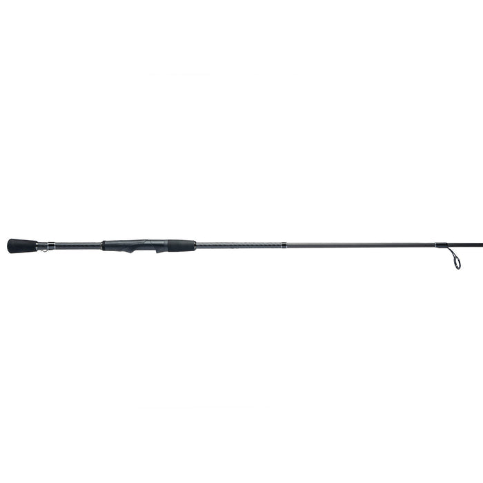 Lew's Custom Lite Spinning Rods in black with ergonomic handle and lightweight design, ideal for precision fishing and casting in various freshwater fishing conditions.