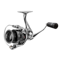 Lew's HyperMag Speed Spin Spinning Reel in metallic silver and black with ergonomic handle and precision spool, designed for smooth performance in fishing tackle applications.