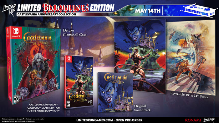 Limited Run #106: Castlevania Anniversary Collection Bloodlines Edition - Switch