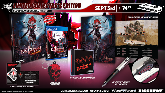 Limited Run #425: Bloodrayne Betrayal: Fresh Bites Collector's Edition (PS4)