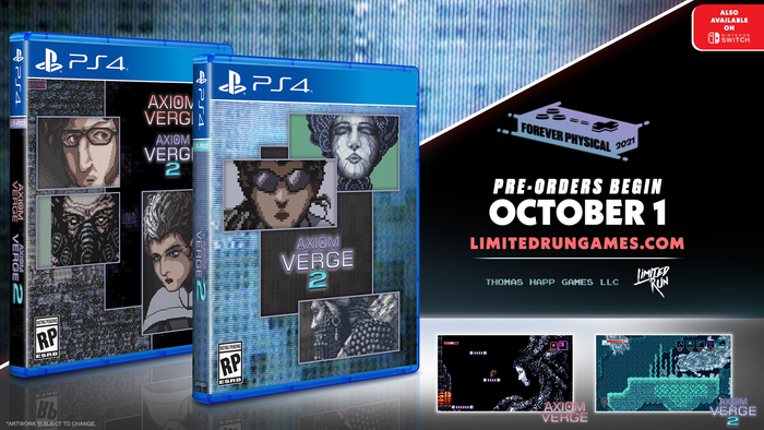 Limited Run #430: Axiom Verge 1 & 2 Double Pack (PS4)