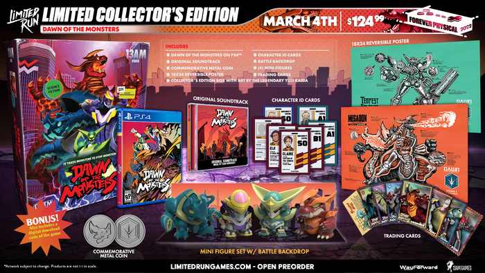 LIMITED RUN #448: DAWN OF THE MONSTERS COLLECTOR'S EDITION (PS4)