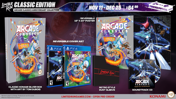 LIMITED RUN #487: ARCADE CLASSICS ANNIVERSARY COLLECTION CLASSIC EDITION (PS4)