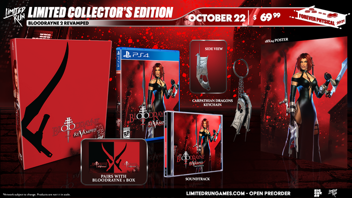 Limited Run: Bloodrayne 2: Revamped Collectors's Edition (Switch #127, PS4 #433, PS5 #016)