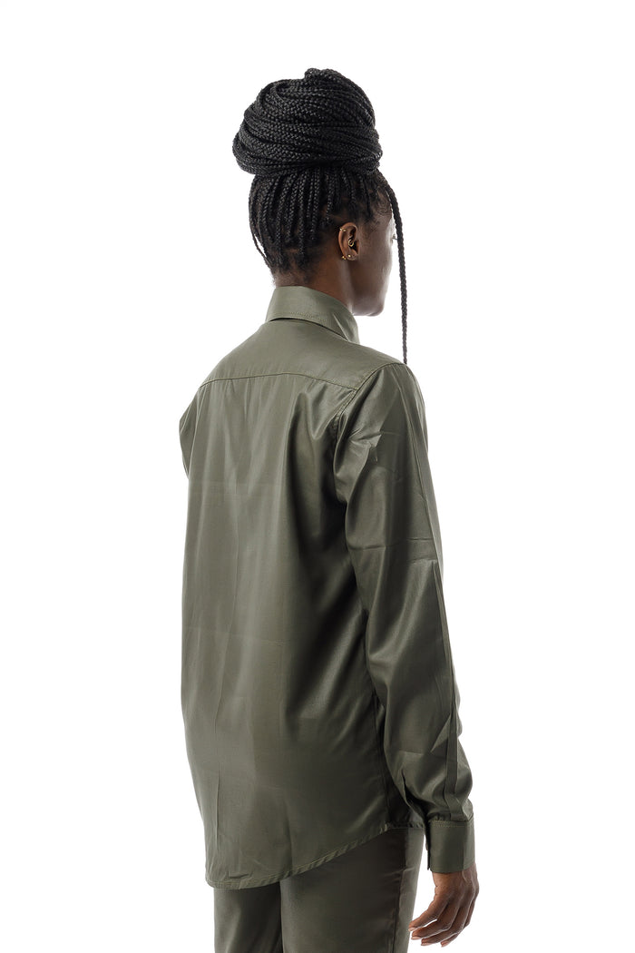 Long Sleeved Shirt - Army Green