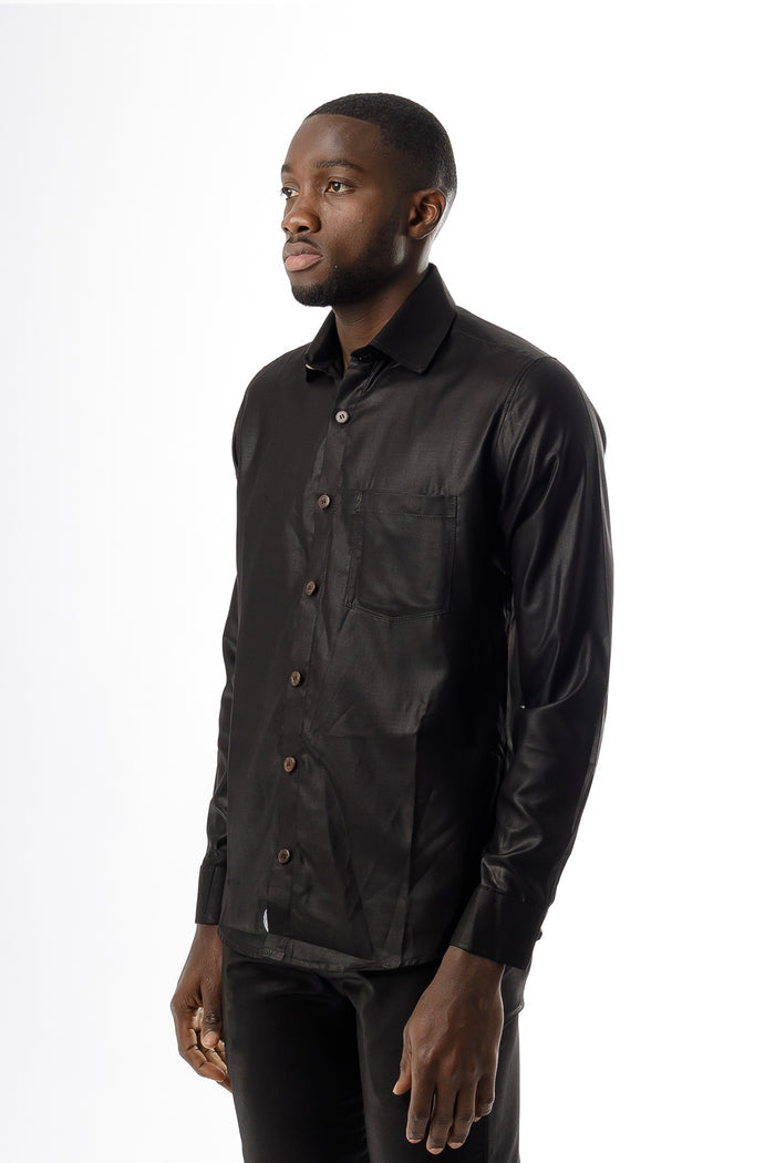 Long Sleeved Shirt - Black