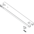 Line drawing of a Lowrance Ghost Push Rod Kit, 52"/60" PN:000-15677-001 showing two elongated rectangular rods with connectors and mounting hardware including a small bracket and screws, designed for fishing tackle and marine electronics applications.