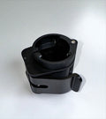 Lowrance Recon Depth Collar Assembly, Cam Lock PN:000-16375-001, a black durable plastic marine electronics accessory designed for secure fastening in fishing tackle setups.