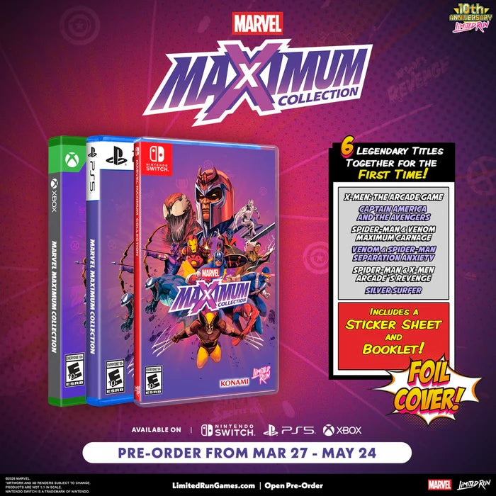Marvel MaXimum Collection  (Switch, PS5 & Xbox Series X)