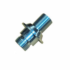 Minn Kota BEARING RACE, MAIN E-DR (N/A) P/N: 2046201, a precision-machined metal component with threaded sections, used in fishing tackle and marine electronics assemblies.