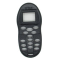 Minn Kota CASE TOP/LCD WINDOW ASY P/N: 2992550 is a black protective remote control cover with molded button outlines and a small rectangular LCD window for marine electronics use.