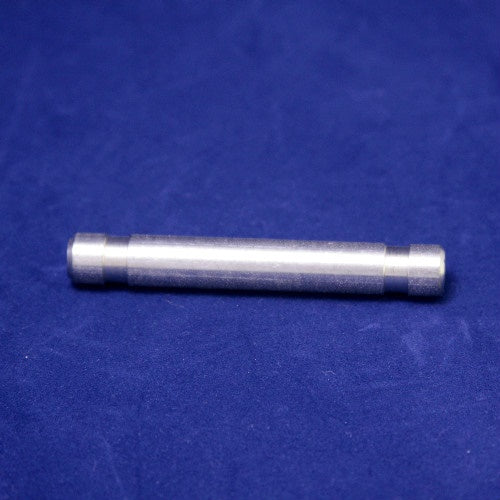 Minn Kota PIN-PIVOT, 7/16" X 3 1/8" SS P/N: 2282606, a polished stainless steel pivot pin used in fishing tackle and marine electronics assemblies.