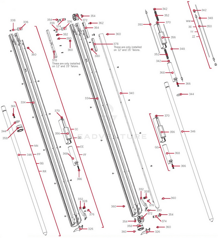 Technical exploded diagram showing detailed components and assembly parts of the Minn Kota SPIKE ISOLATOR WIPER ASM,SERV. P/N: 2778825, used in fishing marine electronics.