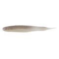 Missile Baits Freedom Flyer soft plastic fishing lure designed to mimic a small baitfish with a slender, light translucent body and a textured tail for lifelike movement.
