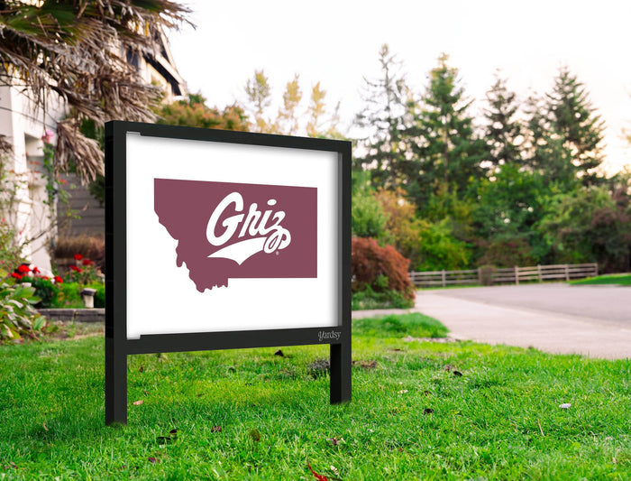 Montana State Griz White Yard