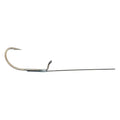 Nishine Lure Works DS Weed Guard Drop Shot Hook featuring a sharp curved hook, long wire drop shot stem, and integrated weed guard designed for fishing tackle use.