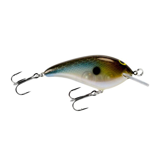 Norman Lures Speed N Crankbait in natural fish colors with two sharp treble hooks and a clear diving lip, designed for effective fishing tackle use.