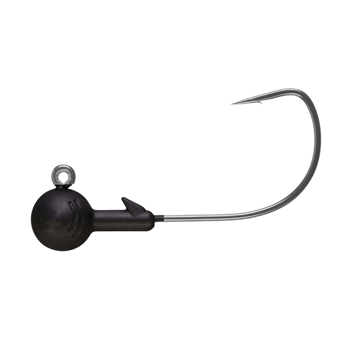 Northland Tungsten Round Ball Wide Gap Jig with a round tungsten head and sharp wide gap hook designed for effective fishing tackle and lure performance.