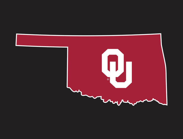 Oklahoma State Mark Black Yardsy Sign