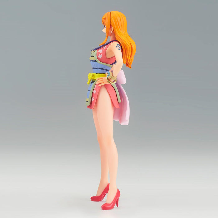 One Piece Nami The Grandline Lady Wanokuni Vol. 8 DXF Statue