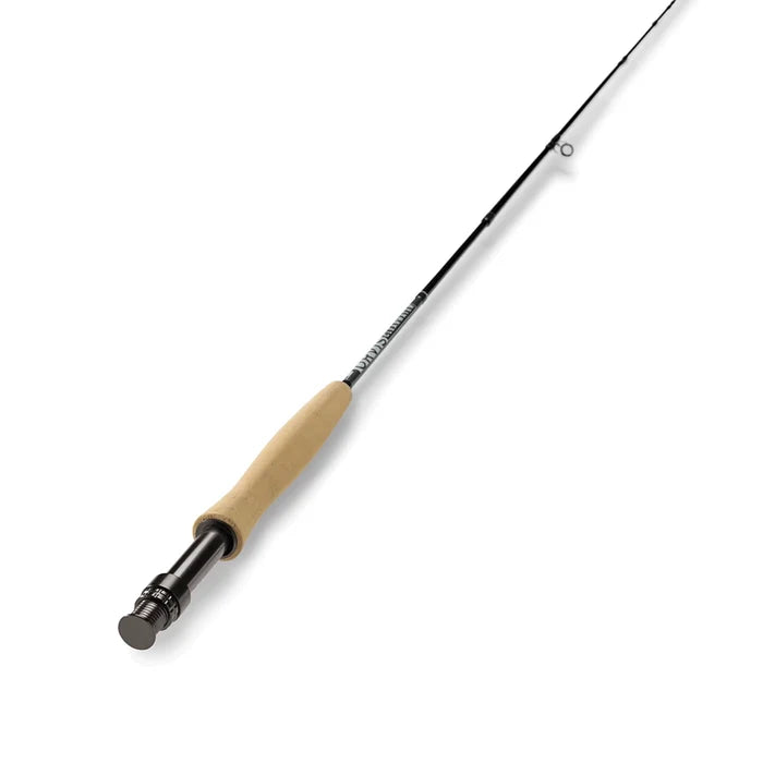 Orvis Clearwater Fly Rod featuring a lightweight graphite blank with a cork handle, designed for fly fishing with precision and sensitivity.