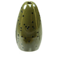 Olive green weighted fishing lure with black speckles, designed for use with Picasso Lures Tungsten Flipping Weights in fishing tackle and musky fishing gear.