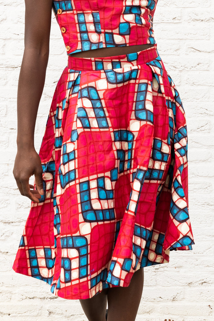 Pleated Skirt – Sotokoi Print