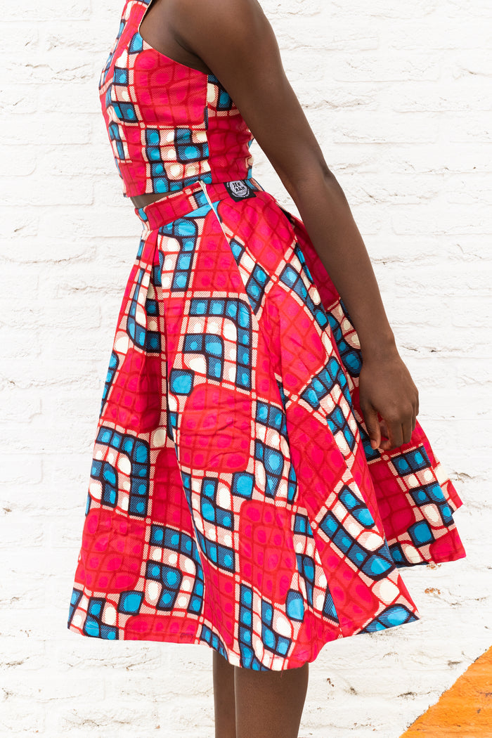 Pleated Skirt – Sotokoi Print
