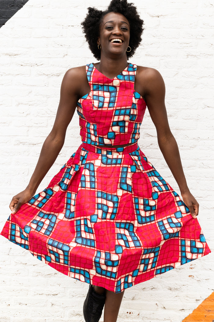 Pleated Skirt – Sotokoi Print