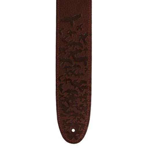 PRS 2.5” Leather Bird Swarm Strap Rust
