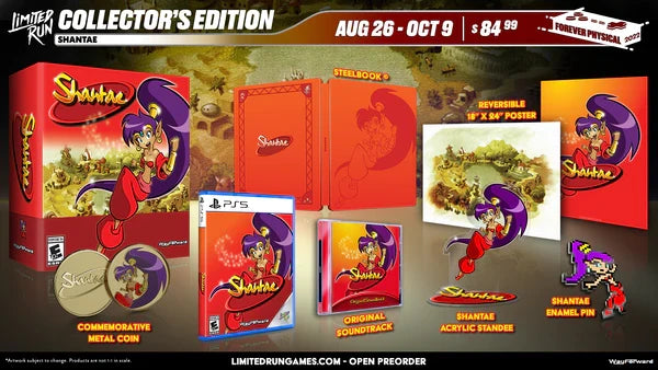 PS5 LIMITED RUN #3: SHANTAE COLLECTOR'S EDITION