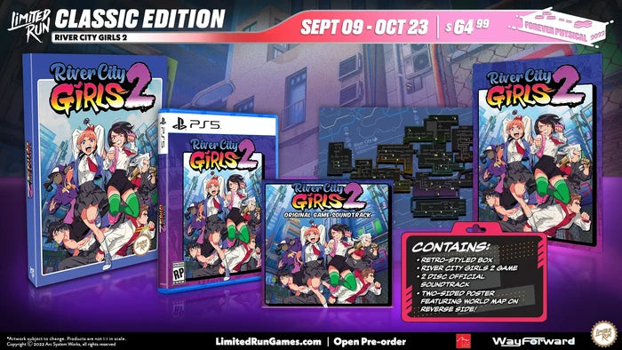 PS5 LIMITED RUN #34: RIVER CITY GIRLS 2 CLASSIC EDITION