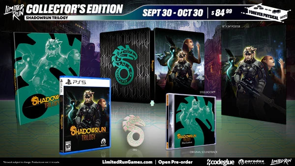 PS5 LIMITED RUN #38: SHADOWRUN TRILOGY COLLECTOR'S EDITION